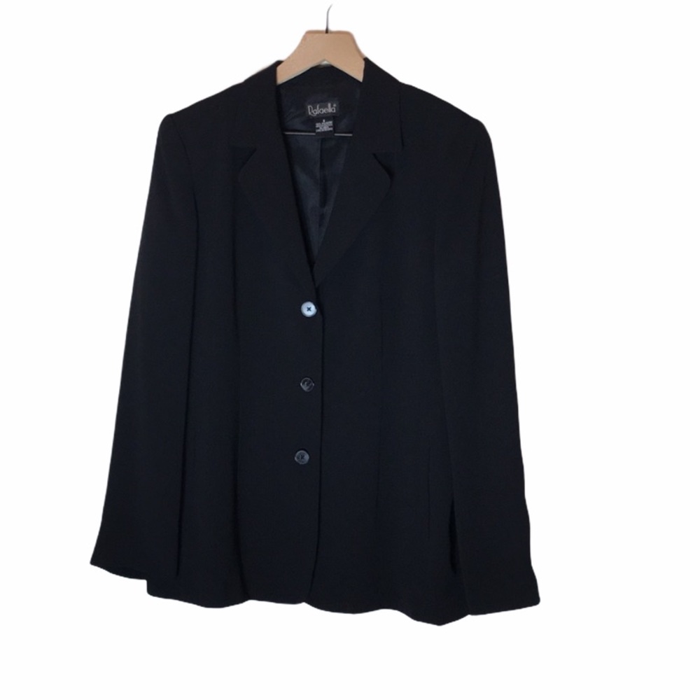 Rafaella black blazer like new size 8